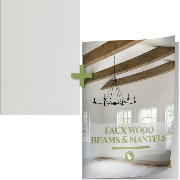 Ekena Millwork 10-inch x 7-inch SAMPLE - Rough Cedar Endurathane Faux Wood Beam w/ Catalog -Factory Prepped Finish SAMPLE-KIT-BMRCUN - main